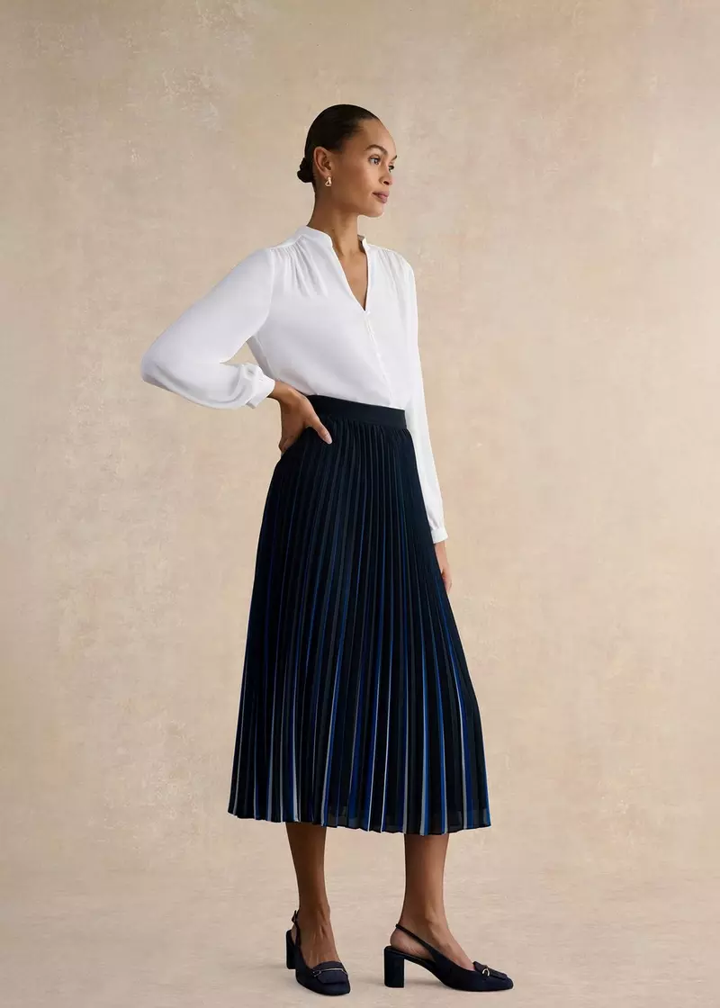 Vida Skirt, Navy Blue, hi-res