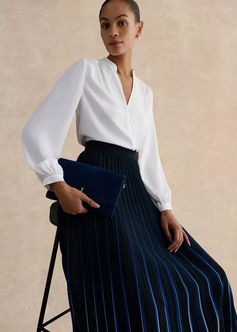 Vida Skirt, Navy Blue, hi-res