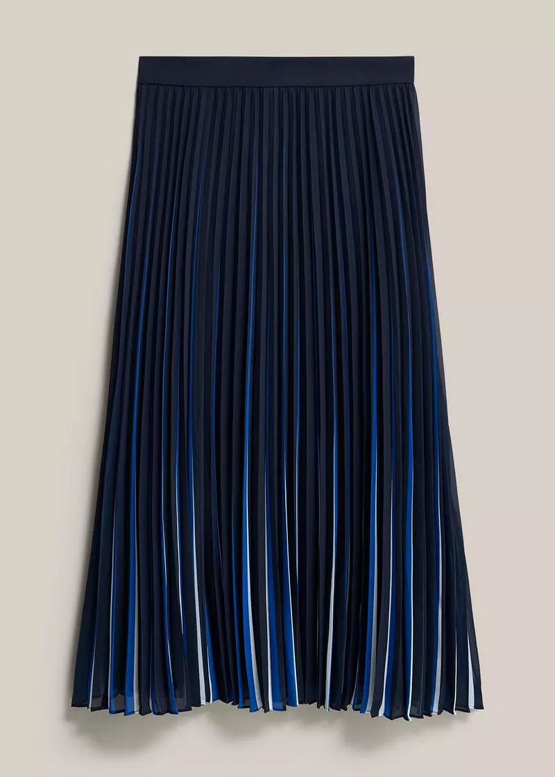 Petite Vida Skirt, Navy Blue, hi-res
