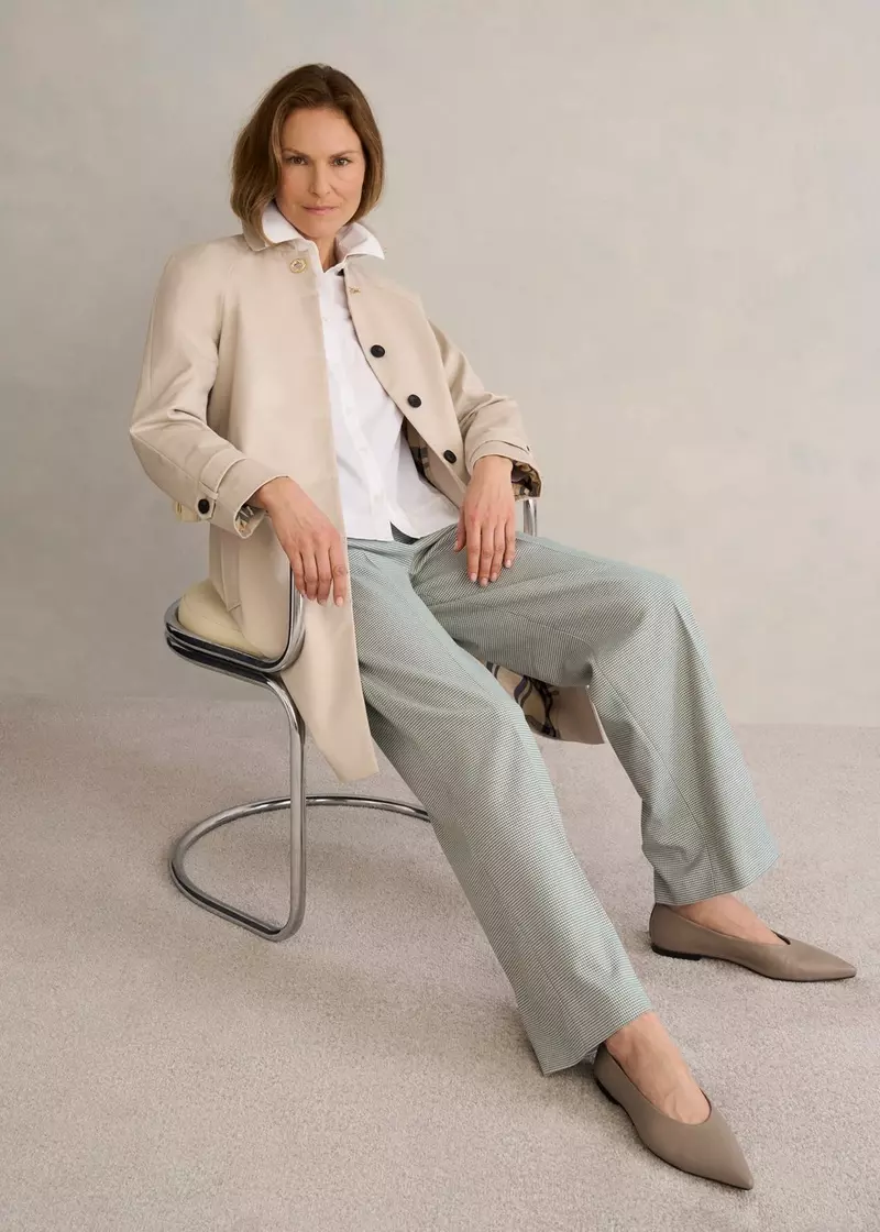 Ellie Wide Trousers, Camel Multi, hi-res