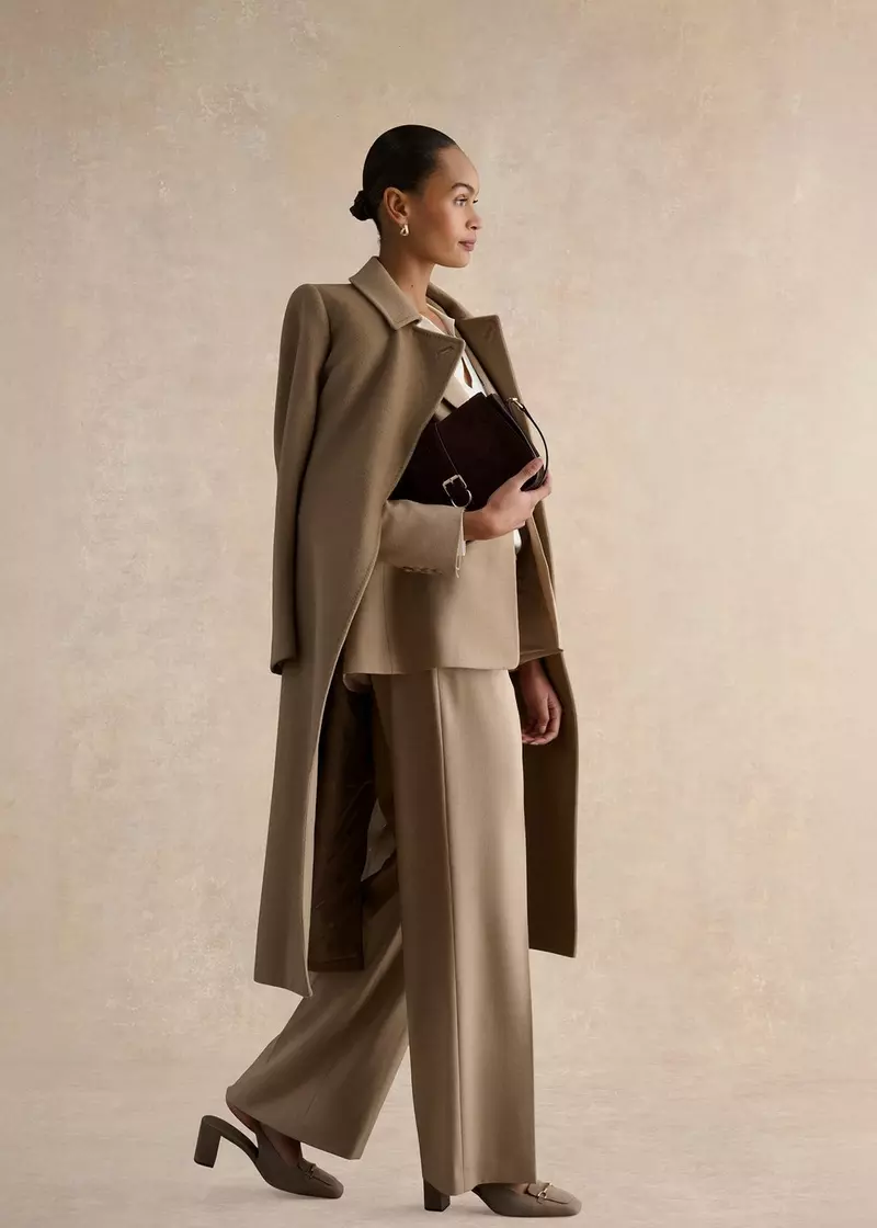 Ashleen Wide Leg Trousers, Neutral, hi-res