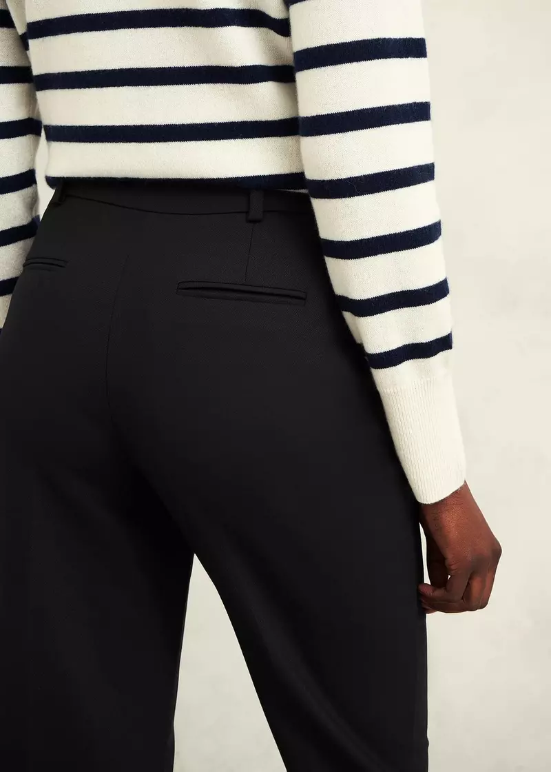 Gerrie Straight Trousers, Black, hi-res