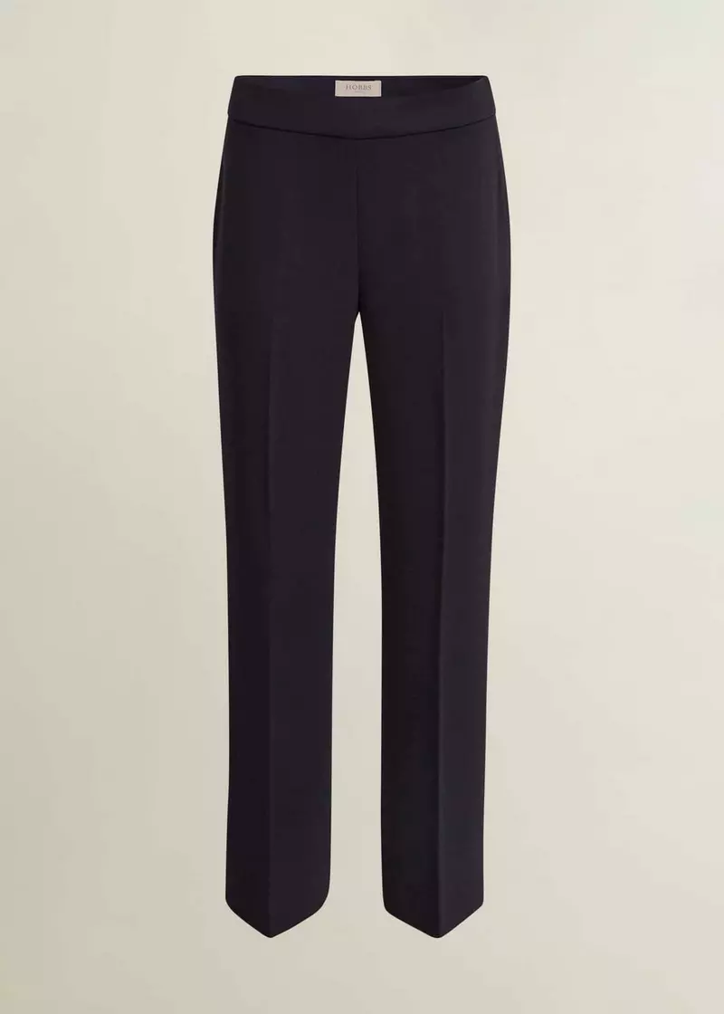 Mel Wide Trousers, Navy, hi-res