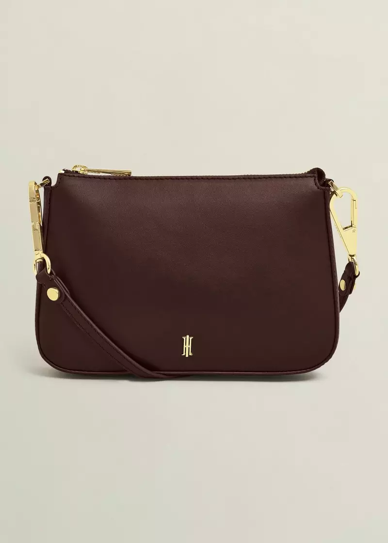 Briella Leather Bag, Chocolate Brown, hi-res