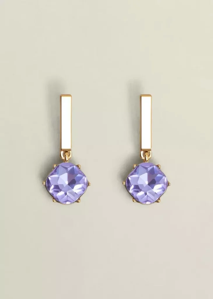 Aria Earrings, Lavender Purple, hi-res