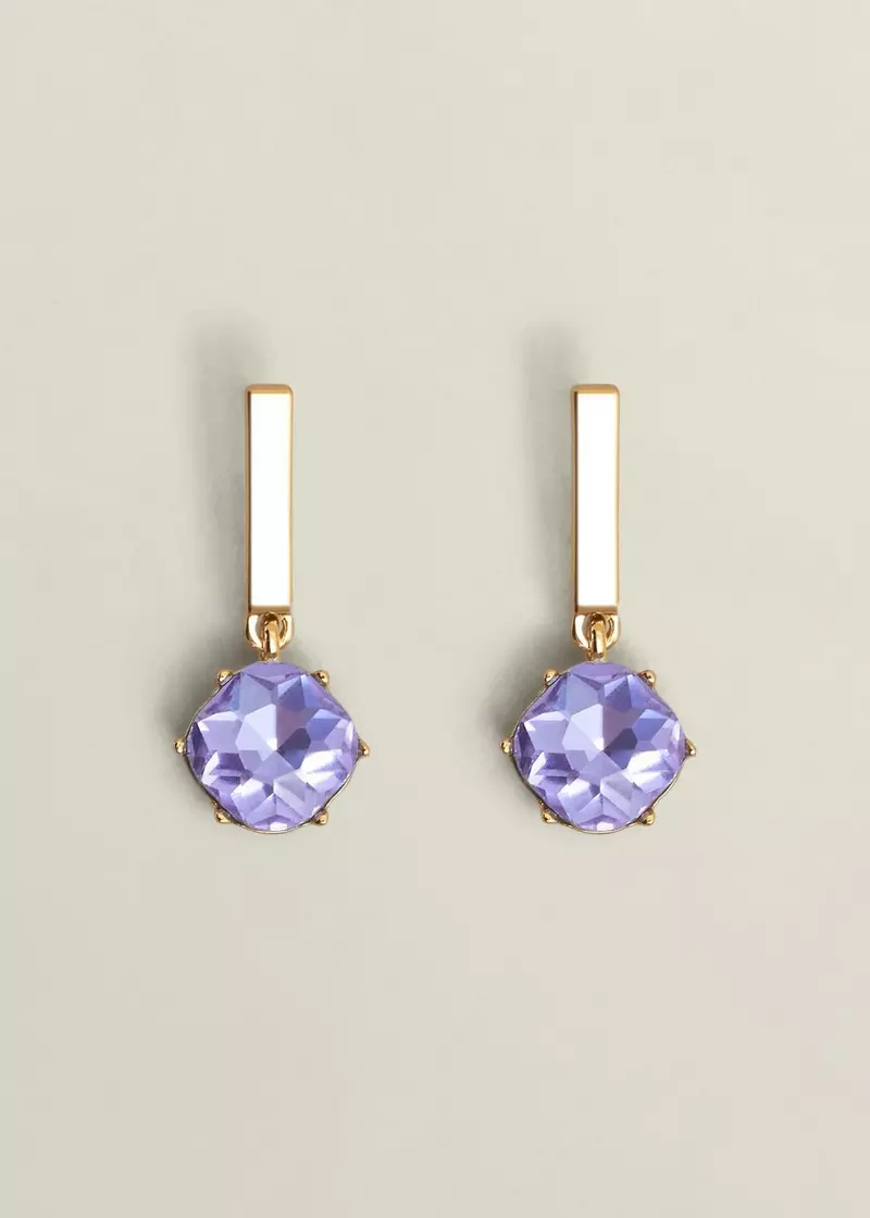 Aria Earrings, Lavender Purple, hi-res