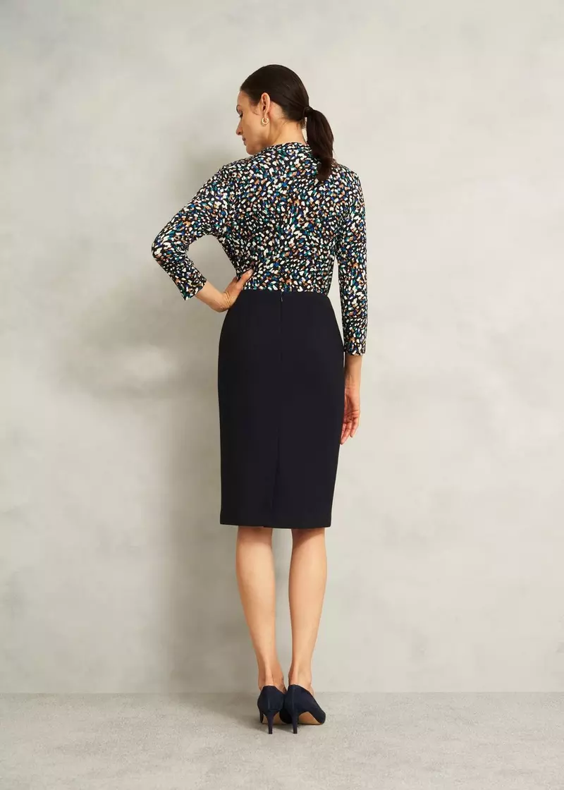 Petite Ivy Skirt, Navy, hi-res