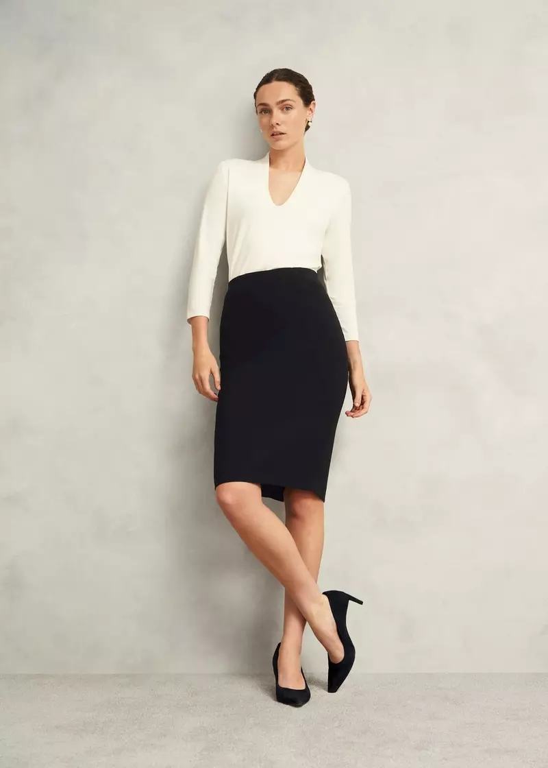 Petite Rae Skirt, Black, hi-res