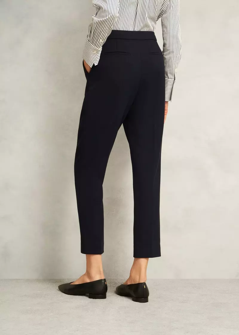 Ivy Slim Trousers, Navy, hi-res