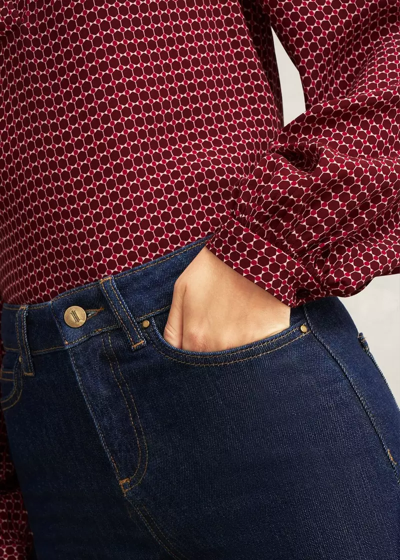 Shea Straight Jeans, Indigo, hi-res