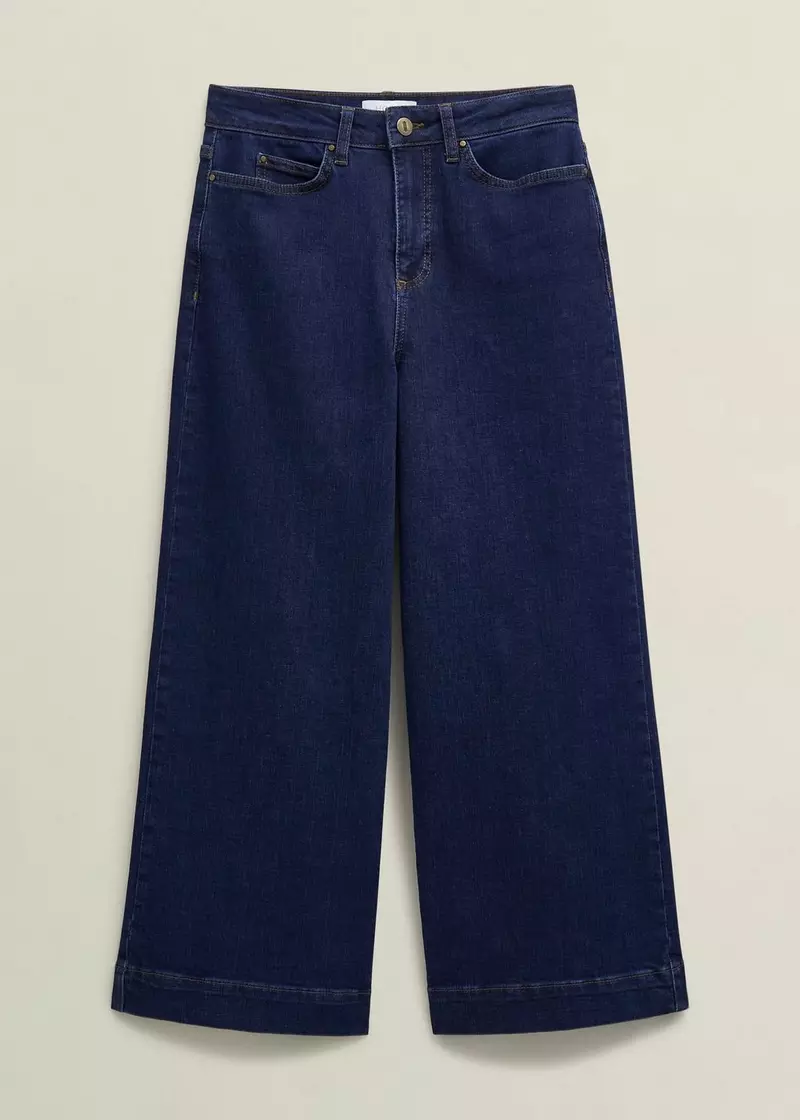 Brinley Crop Wide Leg Jeans, Indigo, hi-res
