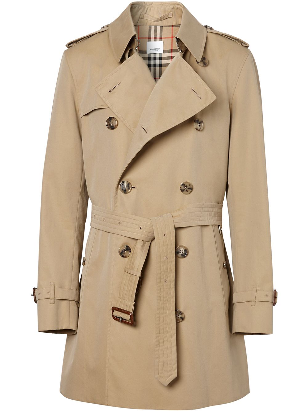 Burberry Cotton Gabardine Trench Coat