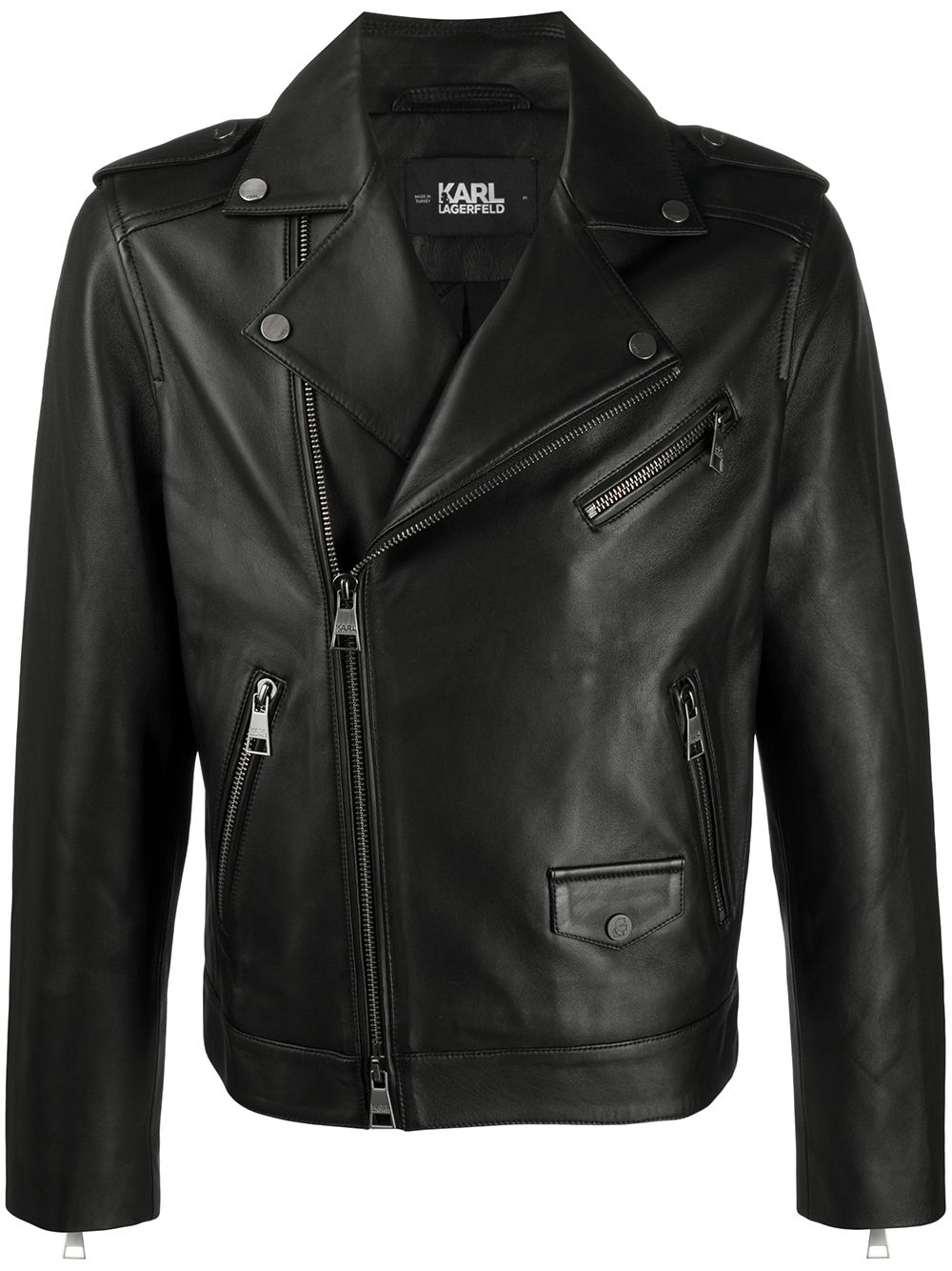 Karl Lagerfeld Ikonic leather biker jacket