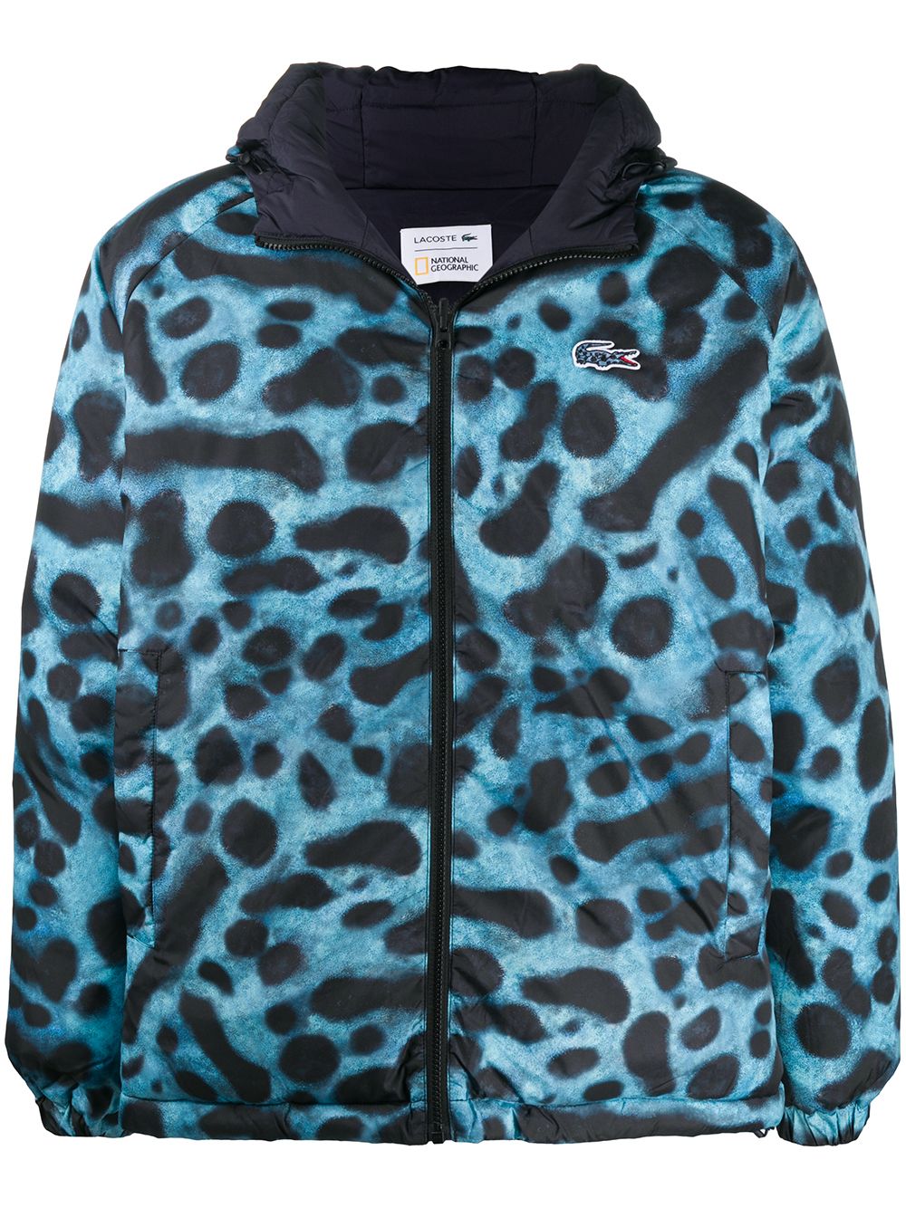 Lacoste reversible hooded jacket