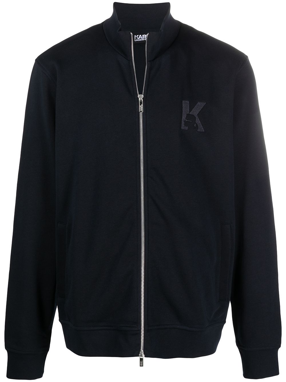 Karl Lagerfeld K embroidery track jacket