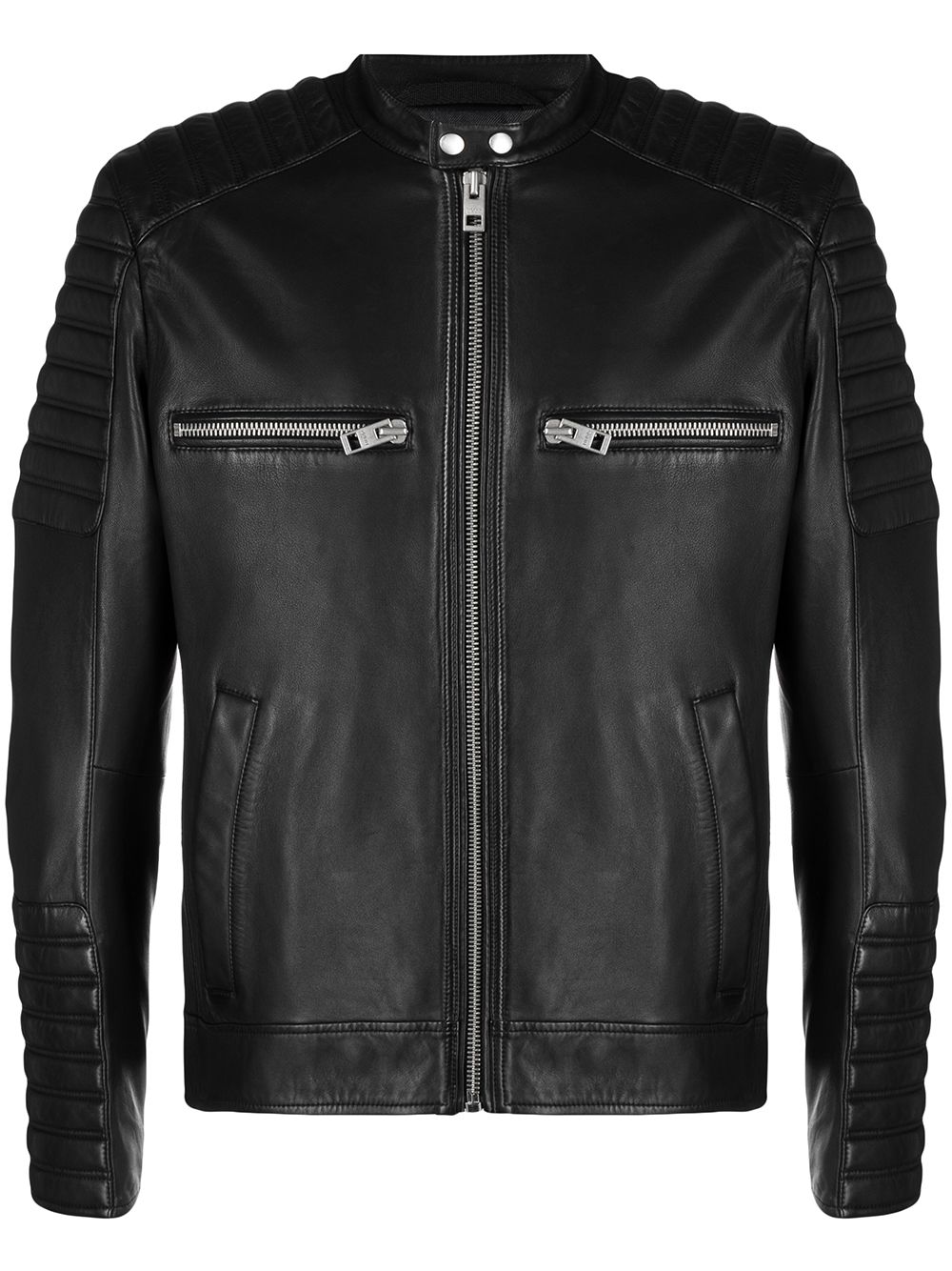 Boss Hugo Boss leather biker jacket