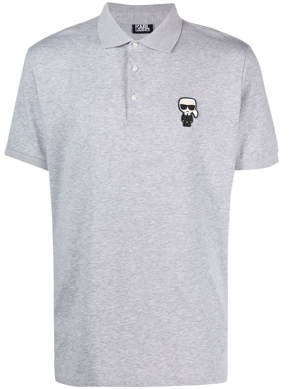 Karl Lagerfeld Ikonik patch polo shirt